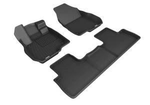 3D MAXpider - 3D MAXpider Custom Fit KAGU Floor Mat (BLACK) for ACURA RDX 2019-2022 - Complete Set