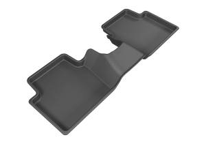 3D MAXpider - 3D MAXpider KAGU Floor Mat (BLACK) compatible with TOYOTA/SCION YARIS/YARIS IA/IA 2016-2020 - Second Row