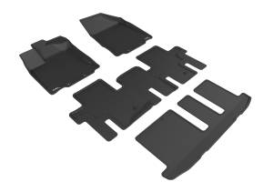 3D MAXpider - 3D MAXpider KAGU Floor Mat (BLACK) compatible with INFINITI QX60/JX 2013-2020 - Full Set