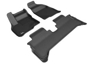 3D MAXpider - 3D MAXpider Custom Fit KAGU Floor Mat (BLACK) Compatible with CHEVROLET BOLT EV 2017-2023 - Full Set