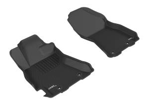 3D MAXpider - 3D MAXpider Custom Fit KAGU Floor Mat (BLACK) Compatible with SUBARU LEGACY/OUTBACK 2015-2019 - Front Row