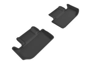 3D MAXpider - 3D MAXpider KAGU Floor Mat (BLACK) compatible with DODGE CHALLENGER 2011-2023 - Second Row