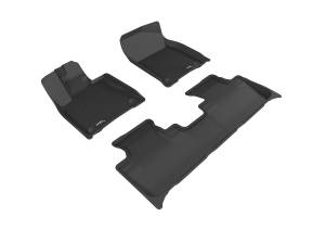 3D MAXpider - 3D MAXpider KAGU Floor Mat (BLACK) compatible with LEXUS RX/RX HYBRID 2016-2022 - Full Set