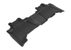 3D MAXpider - 3D MAXpider KAGU Floor Mat (BLACK) compatible with LEXUS GX460 2010-2023 - Second Row