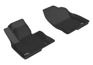 3D MAXpider - 3D MAXpider KAGU Floor Mat (BLACK) compatible with MAZDA CX-9 2016-2023 - Front Row