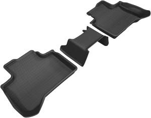 3D MAXpider - 3D MAXpider Custom Fit KAGU Floor Mat (BLACK) for 2018-2021 BMW X3 (G01)/ X4 (G02) - 2ND ROW