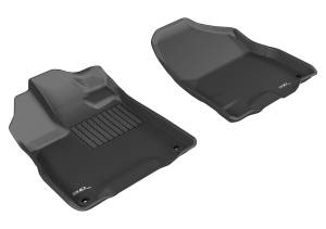 3D MAXpider - 3D MAXpider KAGU Floor Mat (BLACK) compatible with ACURA MDX 2014-2020 - Front Row