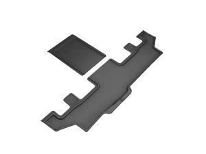 3D MAXpider - 3D MAXpider KAGU Floor Mat (BLACK) compatible with GMC/CHEVROLET YUKON XL/SUBURBAN 2021-2024 - Third Row
