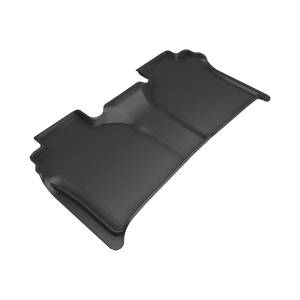 3D MAXpider - 3D MAXpider KAGU Floor Mat (BLACK) compatible with GMC SIERRA CRE CAB 2019-2024 - Second Row