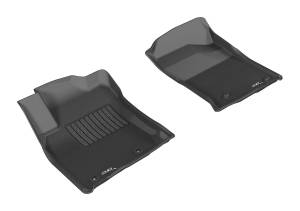 3D MAXpider - 3D MAXpider KAGU Floor Mat (BLACK) compatible with TOYOTA PRADO 150 2012-2018 - Front Row