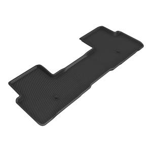 3D MAXpider - 3D MAXpider KAGU Floor Mat (BLACK) compatible with HONDA PILOT 2023-2024 - Second Row