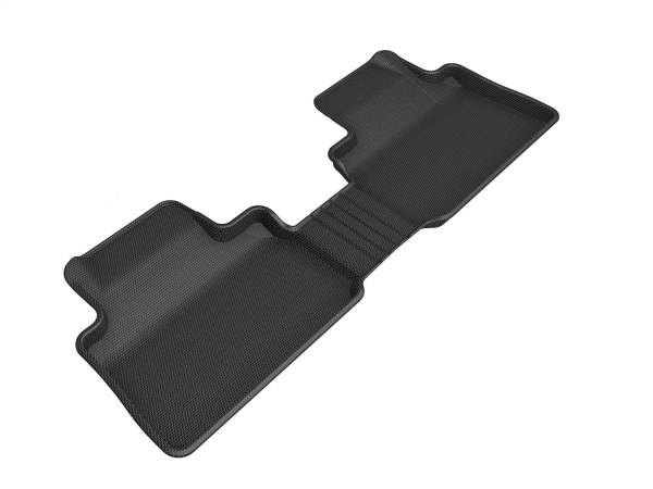 3D MAXpider - 3D MAXpider KAGU Floor Mat (BLACK) compatible with AUDI E-TRON/S/E-TRON SPORTBACK/S 2019-2023 - Second Row
