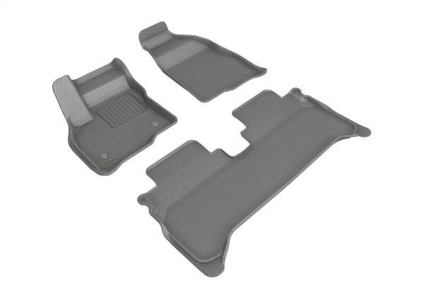 3D MAXpider - 3D MAXpider KAGU Floor Mat (GRAY) compatible with CHEVROLET BOLT EUV 2022-2023 - Full Set