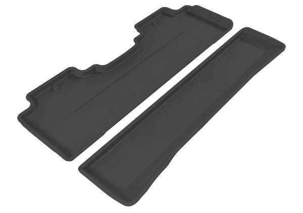 3D MAXpider - 3D MAXpider KAGU Floor Mat (BLACK) compatible with HONDA RIDGELINE 2006-2014 - Second Row