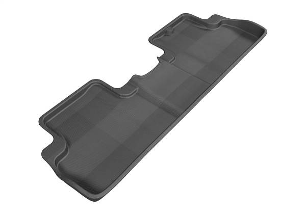 3D MAXpider - 3D MAXpider KAGU Floor Mat (BLACK) compatible with HONDA CIVIC COUPE 2012-2013 - Second Row
