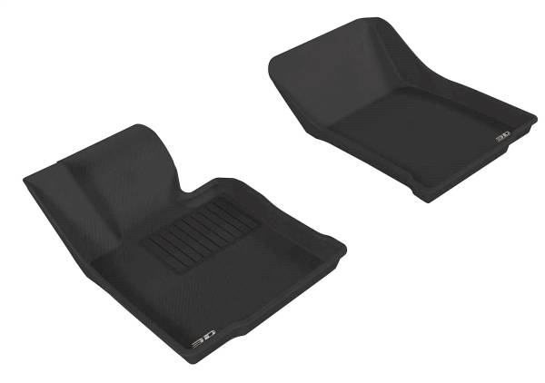 3D MAXpider - 3D MAXpider KAGU Floor Mat (BLACK) compatible with MINI COUNTRYMAN/S/JCW (R60) 2011-2016 - Front Row