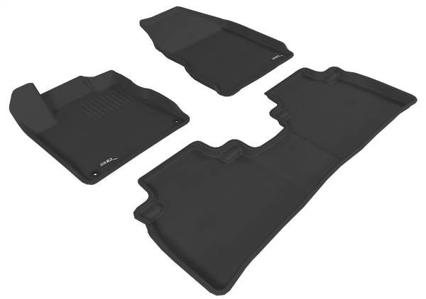 3D MAXpider - 3D MAXpider KAGU Floor Mat (BLACK) compatible with NISSAN MURANO 2009-2014 - Full Set