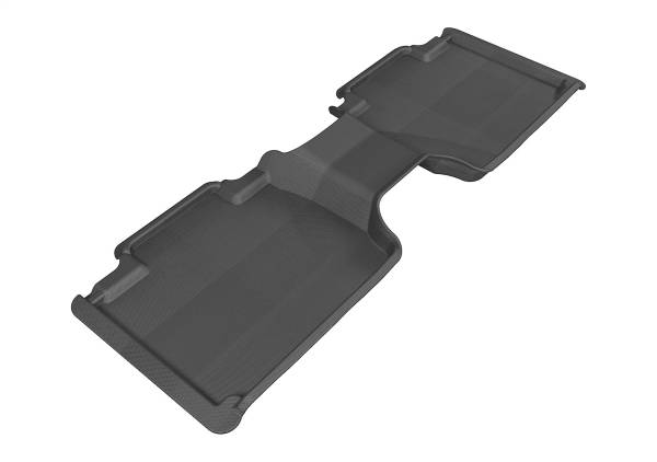 3D MAXpider - 3D MAXpider KAGU Floor Mat (BLACK) compatible with TOYOTA TACOMA ACCESS CAB 2018-2023 - Second Row