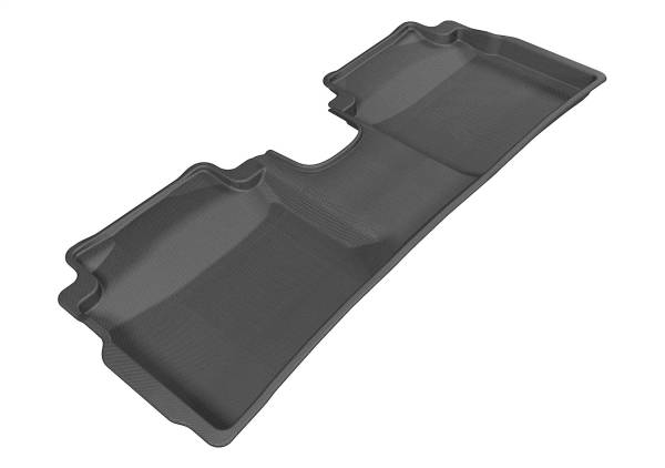 3D MAXpider - 3D MAXpider KAGU Floor Mat (BLACK) compatible with KIA FORTE 2014-2018 - Second Row