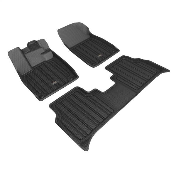 3D MAXpider - 3D MAXpider ELITECT Floor Mat (BLACK) compatible with VOLKSWAGEN ID.4 2021-2024 - Full Set