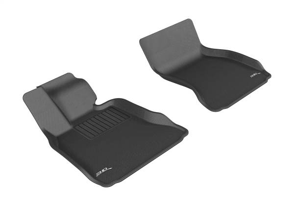3D MAXpider - 3D MAXpider KAGU Floor Mat (BLACK) compatible with BMW 7 SERIES (F01)/LI (F02) RWD 2009-2015 - Front Row