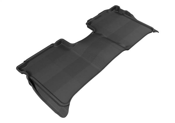 3D MAXpider - 3D MAXpider KAGU Floor Mat (BLACK) compatible with NISSAN TITAN CREW CAB 2004-2015 - Second Row