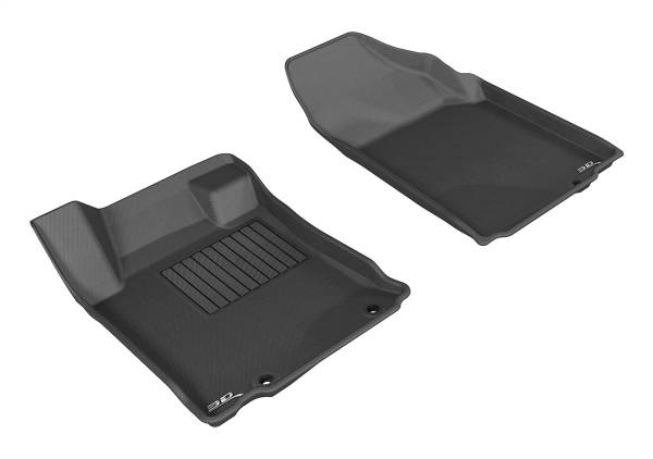 3D MAXpider - 3D MAXpider KAGU Floor Mat (BLACK) compatible with NISSAN ALTIMA SEDAN 2013-2015 - Front Row
