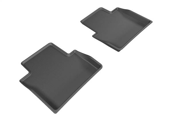 3D MAXpider - 3D MAXpider KAGU Floor Mat (BLACK) compatible with CHRYSLER 200 2015-2017 - Second Row