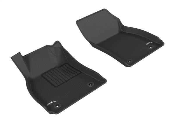 3D MAXpider - 3D MAXpider KAGU Floor Mat (BLACK) compatible with BUICK LACROSSE 2010-2016 - Front Row