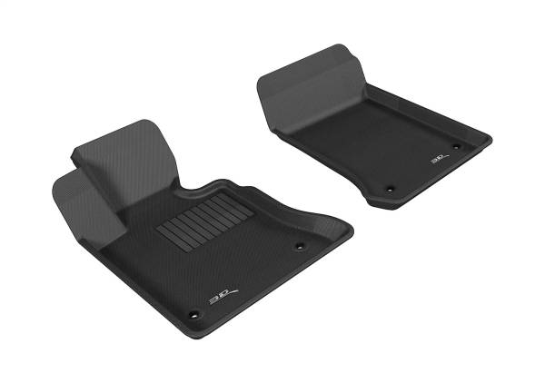 3D MAXpider - 3D MAXpider KAGU Floor Mat (BLACK) compatible with MERCEDES-BENZ GLK 350 (X204) 2013-2015 - Front Row