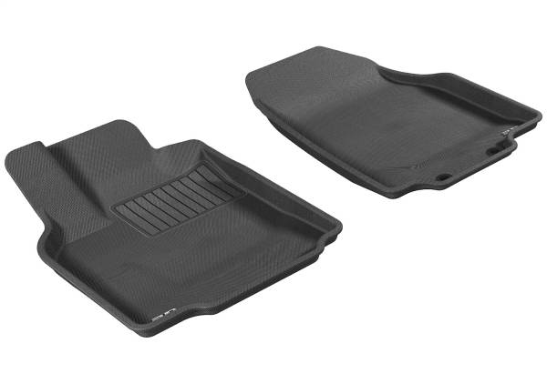3D MAXpider - 3D MAXpider KAGU Floor Mat (BLACK) compatible with MAZDA CX-9 2007-2015 - Front Row