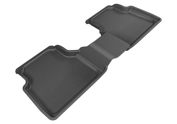 3D MAXpider - 3D MAXpider KAGU Floor Mat (BLACK) compatible with VOLKSWAGEN TIGUAN/TIGUAN LIMITED 2009-2019 - Second Row
