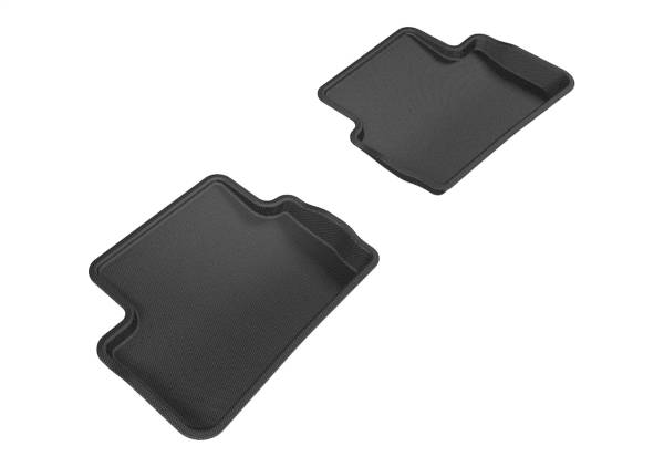 3D MAXpider - 3D MAXpider KAGU Floor Mat (BLACK) compatible with MERCEDES-BENZ CLA-CLASS/GLA-CLASS 2014-2020 - Second Row