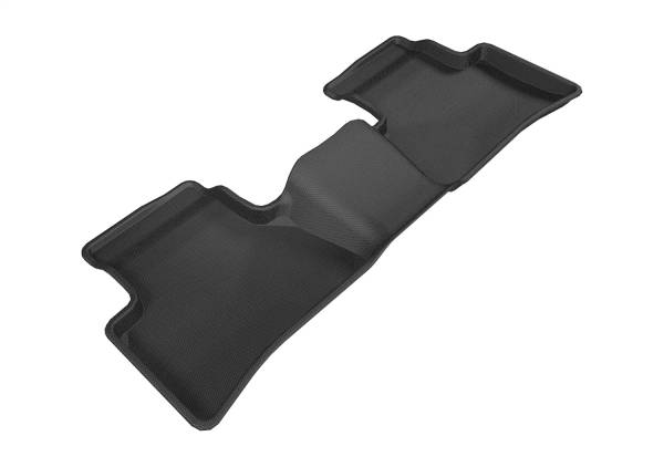 3D MAXpider - 3D MAXpider KAGU Floor Mat (BLACK) compatible with TOYOTA C-HR 2018-2022 - Second Row