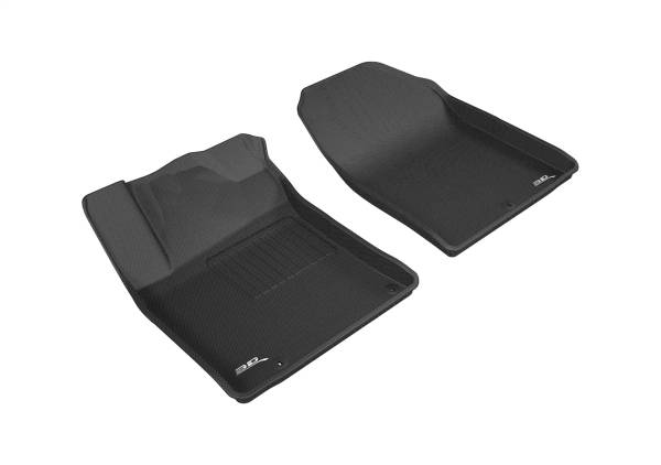 3D MAXpider - 3D MAXpider KAGU Floor Mat (BLACK) compatible with HYUNDAI ELANTRA GT 2018-2020 - Front Row