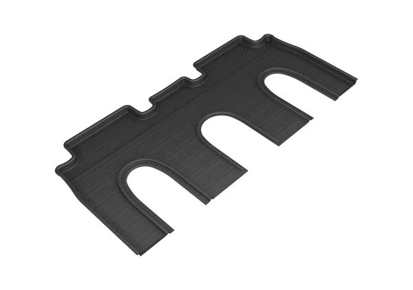 3D MAXpider - 3D MAXpider KAGU Floor Mat (BLACK) compatible with TESLA MODEL X NON-FOLDING 7-SEAT 2016-2017 - Second Row