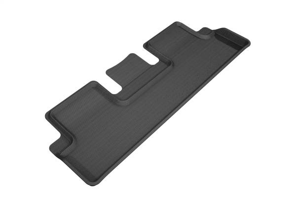 3D MAXpider - 3D MAXpider KAGU Floor Mat (BLACK) compatible with TESLA MODEL 3 2018-2019 - Second Row