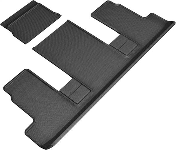 3D MAXpider - 3D MAXpider KAGU Floor Mat (BLACK) compatible with CHEVROLET/BUICK TRAVERSE/ENCLAVE 2018-2024 - Third Row