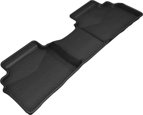 3D MAXpider - 3D MAXpider KAGU Floor Mat (BLACK) compatible with KIA FORTE 2019-2024 - Second Row