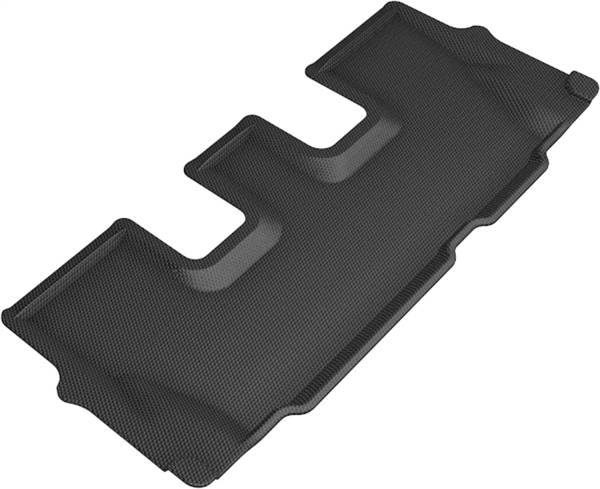 3D MAXpider - 3D MAXpider KAGU Floor Mat (BLACK) compatible with HYUNDAI PALISADE 2020-2024 - Third Row