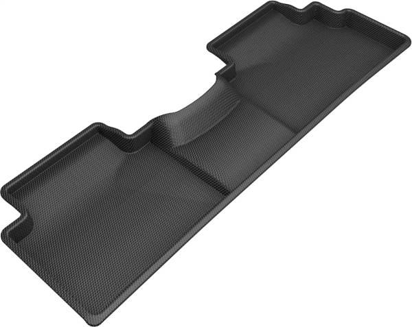 3D MAXpider - 3D MAXpider KAGU Floor Mat (BLACK) compatible with KIA SOUL 2020-2023 - Second Row