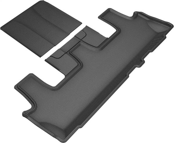 3D MAXpider - 3D MAXpider KAGU Floor Mat (BLACK) compatible with LINCOLN/FORD NAVIGATOR/EXPEDITION 2018-2024 - Third Row