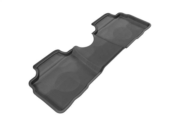 3D MAXpider - 3D MAXpider KAGU Floor Mat (BLACK) compatible with KIA SOUL 2010-2010 - Second Row