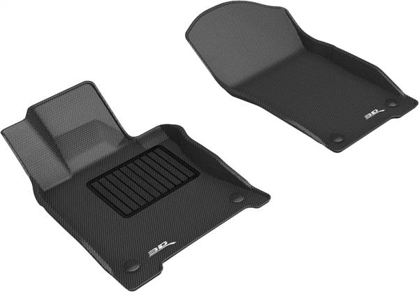 3D MAXpider - 3D MAXpider KAGU Floor Mat (BLACK) compatible with INFINITI Q50 2018-2024 - Front Row