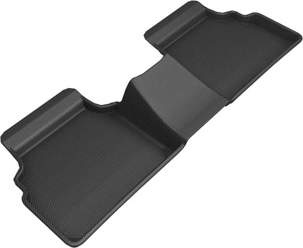 3D MAXpider - 3D MAXpider KAGU Floor Mat (BLACK) compatible with HYUNDAI/KIA SONATA/K5 FWD 2021-2024 - Second Row