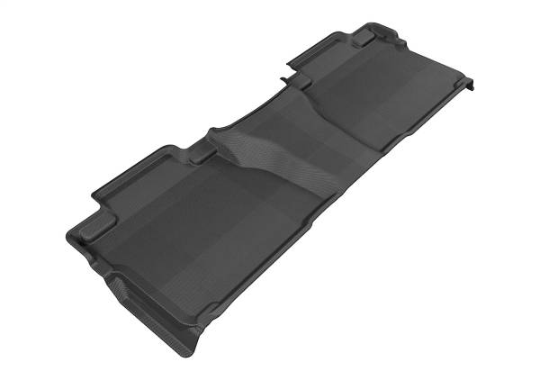 3D MAXpider - 3D MAXpider KAGU Floor Mat (BLACK) compatible with TOYOTA TUNDRA DOUBLE CAB 2014-2021 - Second Row