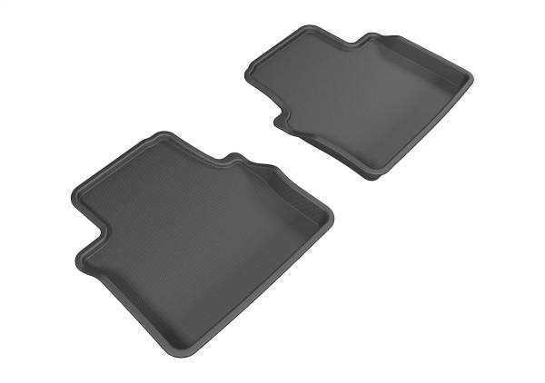 3D MAXpider - 3D MAXpider KAGU Floor Mat (BLACK) compatible with CADILLAC CTS 2014-2019 - Second Row