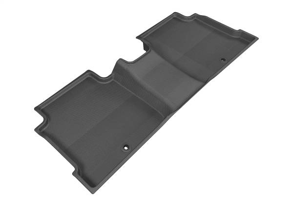 3D MAXpider - 3D MAXpider KAGU Floor Mat (BLACK) compatible with HYUNDAI/KIA SONATA/SONATA HYBRID/OPTIMA 2015-2020 - Second Row