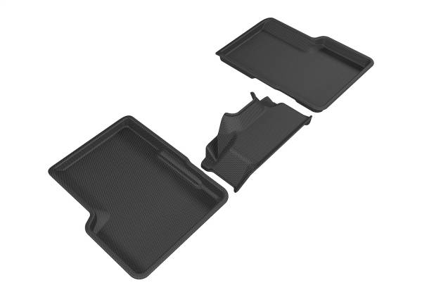 3D MAXpider - 3D MAXpider KAGU Floor Mat (BLACK) compatible with JEEP RENEGADE 2015-2023 - Second Row