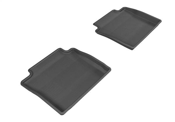 3D MAXpider - 3D MAXpider KAGU Floor Mat (BLACK) compatible with CHEVROLET IMPALA 2014-2020 - Second Row